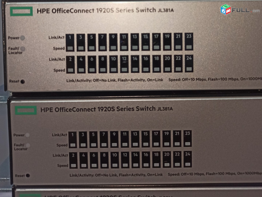 Switch hpe 1920s 24g 2sfp (jl381a)