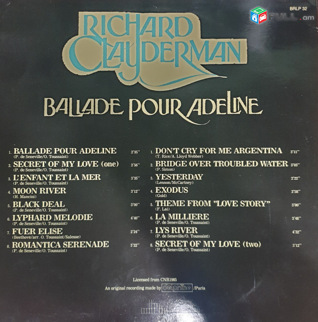 Richard Clayderman - Vinyl