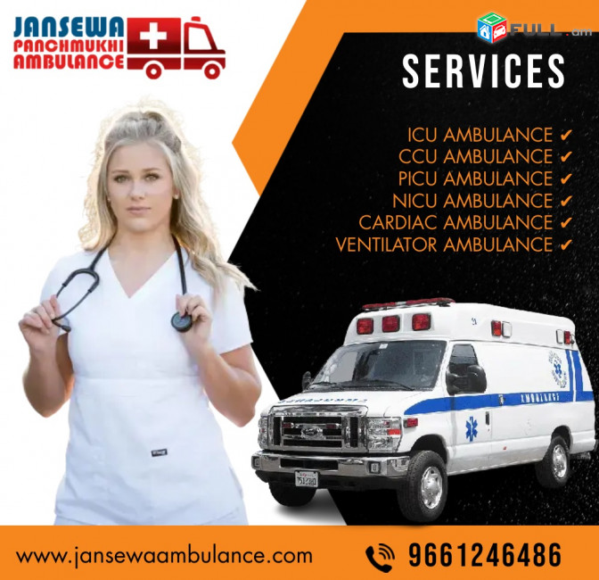 Cost-Effective Ambulance Service in Mangolpuri by Jansewa Panchmukhi