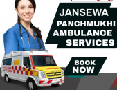 ICU Ambulance Service in Darbhanga by Jansewa Panchmukhi