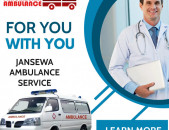 Avail Jansewa Ambulance Service in Chanakyapuri with Life-Sustaining System