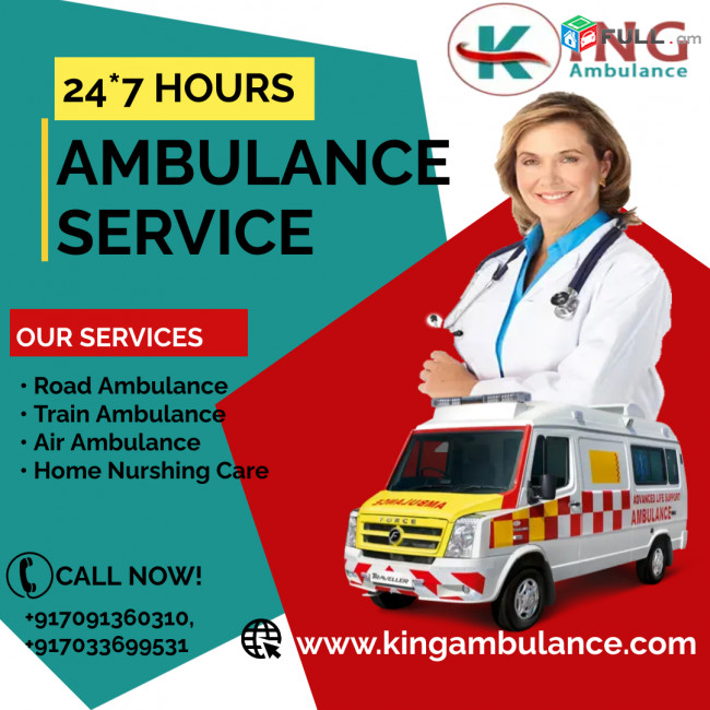 Dedicated Team by King Ambulance Service in Patna