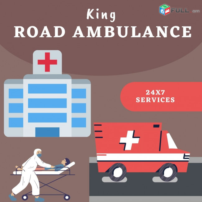 Pick Ambulance Service in Patna for Secure Patient Transportation by King