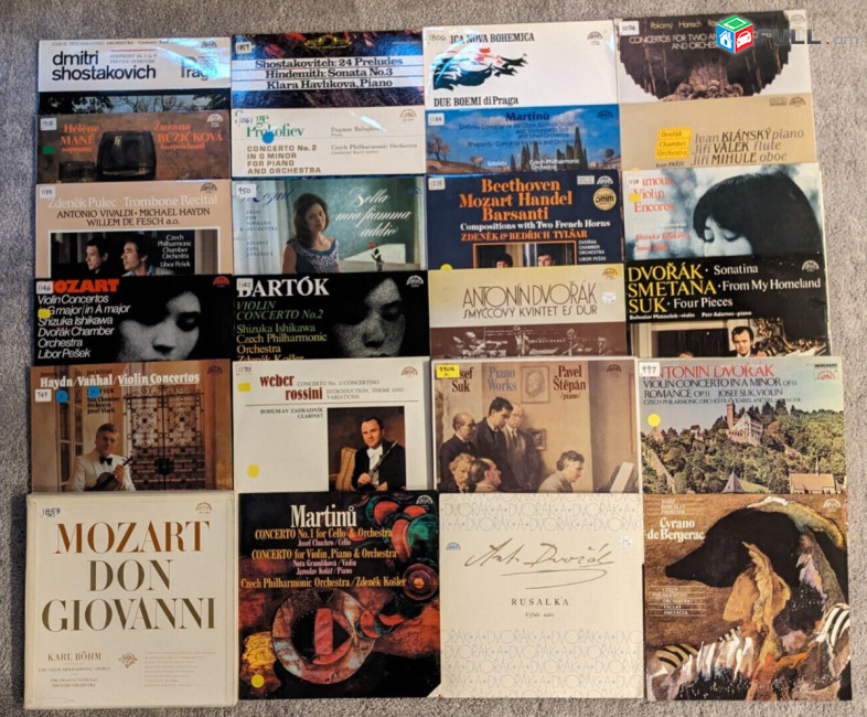 VINYL RECORDS Դասական Երաժշտություն մեծ տեսականի վինիլ пластинки PLASTINKANER