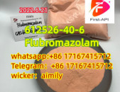 Flubromazolam  612526-40-6 new product whatsapp:+86 17167415712 Telegram：+86 17167415712
