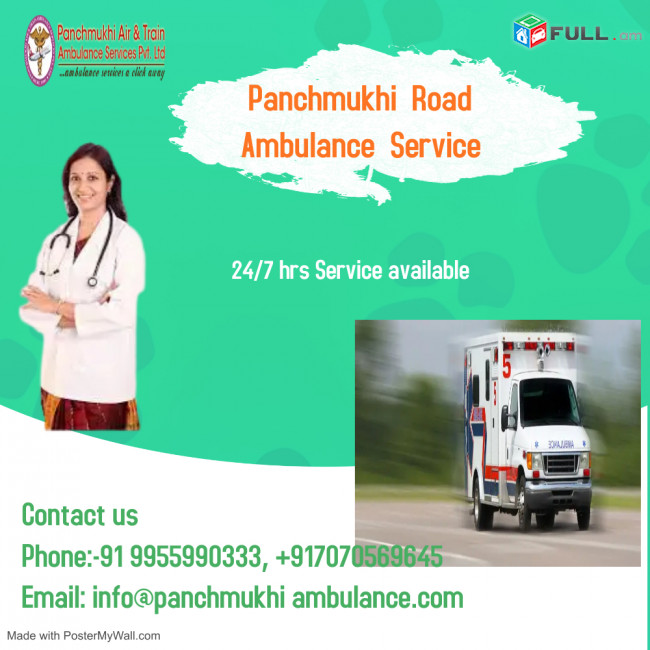 Panchmukhi Road Ambulance Services in Saket, Delhi with medical emergencies helps 