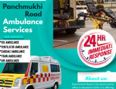 Panchmukhi Road Ambulance Services in Kaushambi, Delhi with ICU Setup 