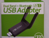 USB 3.0 Dual Band + Bluetooth 2.4G + 5G WiFi-5 AC1300 MU-MIMO