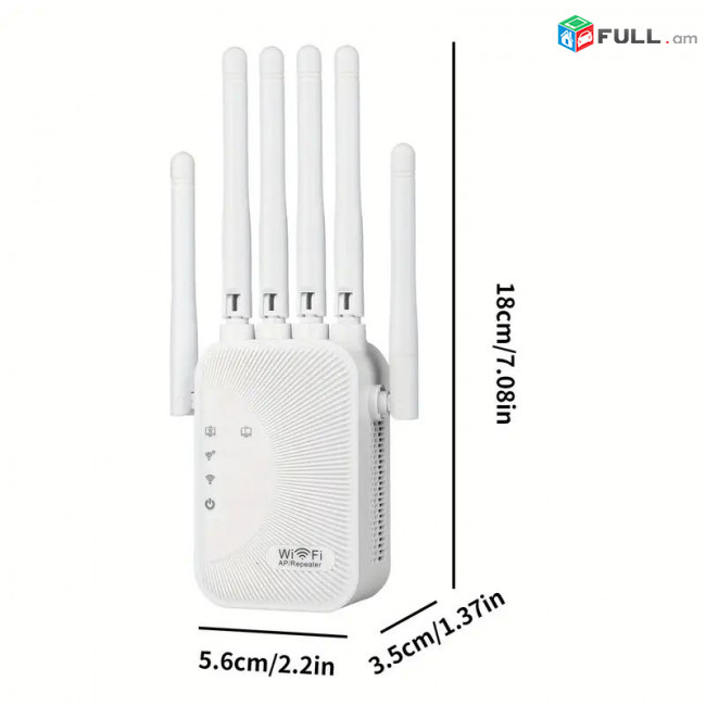 WiFi կապը երկարացնող սարք Repeater 2.4GHz Access Point 2 Ethernet port