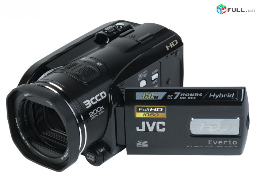 JVC EVERIO GZ-HD3U 3CCD cаmcorder տեսախցիկ
