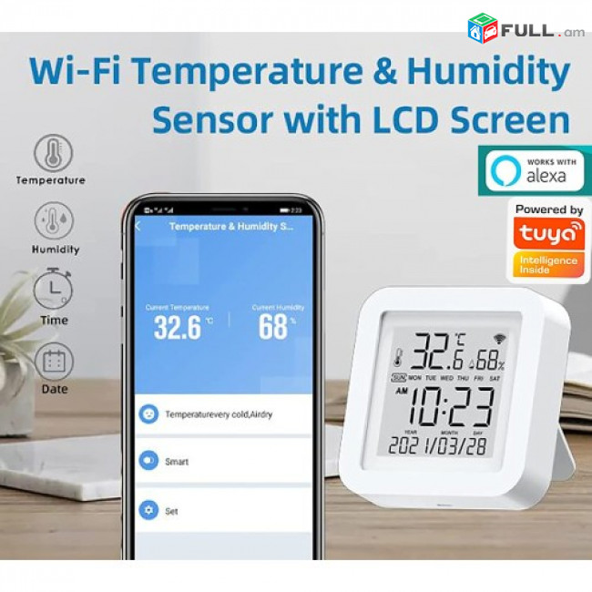 Wi-Fi Temperature & Humidity Sensor
