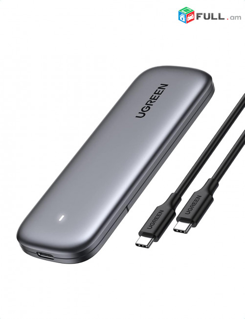 UGREEN M.2 NVMe SSD Enclosure USB C 3.1 Gen 2 to M-Key M&B-Key NVMe PCIe 10Gbps External Enclosure Thunderbolt 3 Compatible with MacBook Pro WD Samsung Toshiba 2230 2242 2260 2280 NVMe PCIe SSD