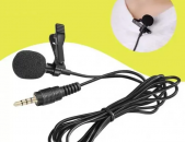 Mini Microphone երկաթյա ամրակով 3.5mm մինի խոսափող мини микрофон-петличка