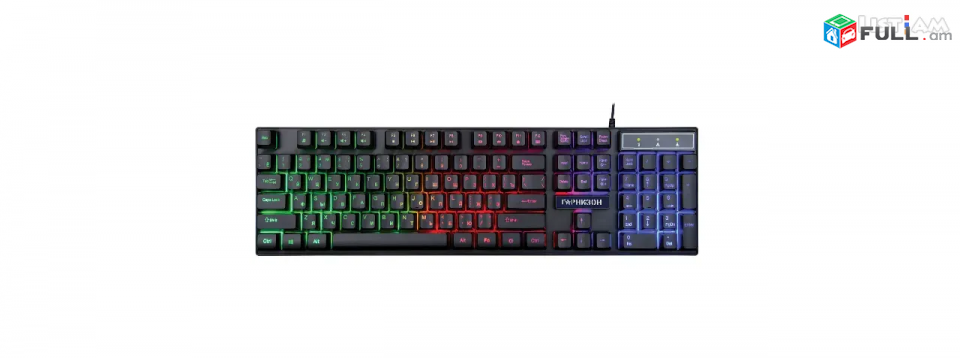 Խաղային RGB ստեղնաշար Гарнизон GK-120 игровая клавиатура gaming keyboard