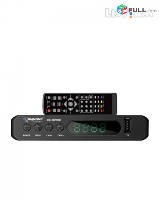 DVB-T2 T Թվային ընդունիչ Diamond DM-8826HD herustacuyci tuner FULL HD Հեռուստացույցի tyuner