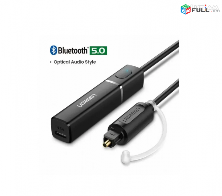 UGREEN Bluetooth 5.0 to Toslink optica Audio Transmitter aptX A2DP for TV Adapter аудио адаптер աուդիո