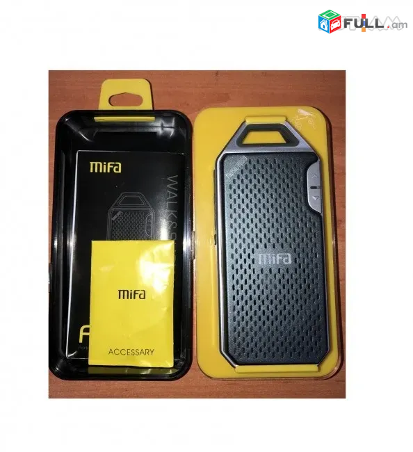 MIFA F4 Беспроводная Bluetooth-динамик с микрофоном Крючок для Micro SD դինամիկ Բարձրախոս AUX