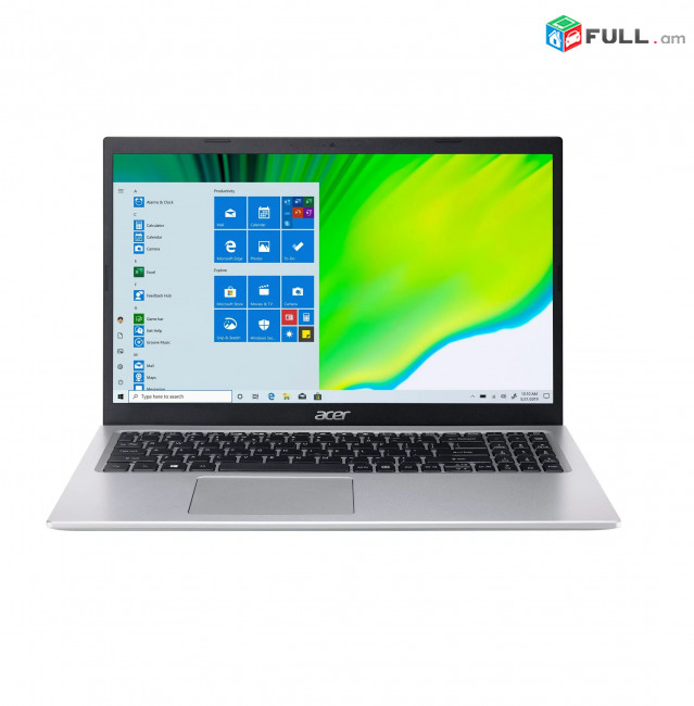 Notebook 15.6 ACER A515 նոութբուք Intel i7 1165G7 12GB DDR4 512GB ноутбук 11th Gen laptop