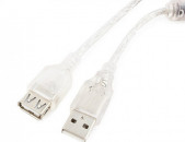 USB UDENITEL  Кабель Cablexpert USB (ccf-usb2-amaf-tr-10)