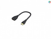 Mini HDMI to HDMI Female Adapter 15СМ Адаптер Ադապտեր HK