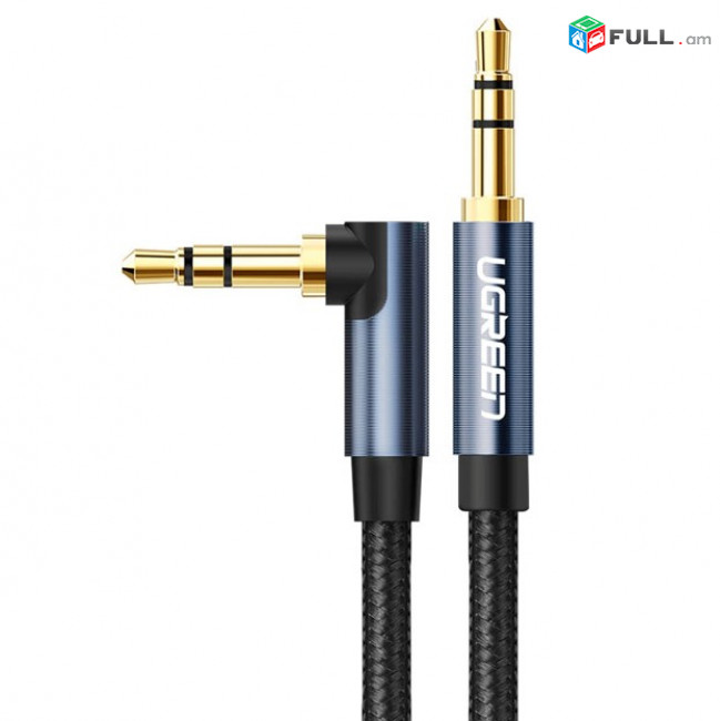 Аудио кабель Ugreen 3.5mm to 3.5mm AUX 60181 2m Cable Կաբել HK