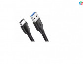 CABLETIME USB 3.0 kabel 2m USB-C Han - USB-A HK