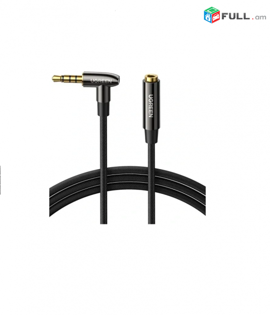 Անկյունային երակարացնող AUX լար famale to male Угловой удлинитель 2м. AUX 3,5mm cable HK