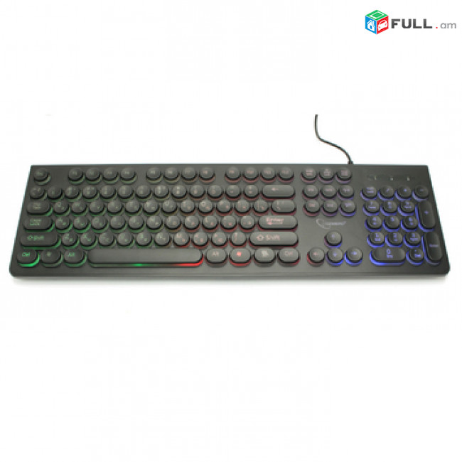 Проводная клавиатура с подстветкой Gembird KB-220L HK 