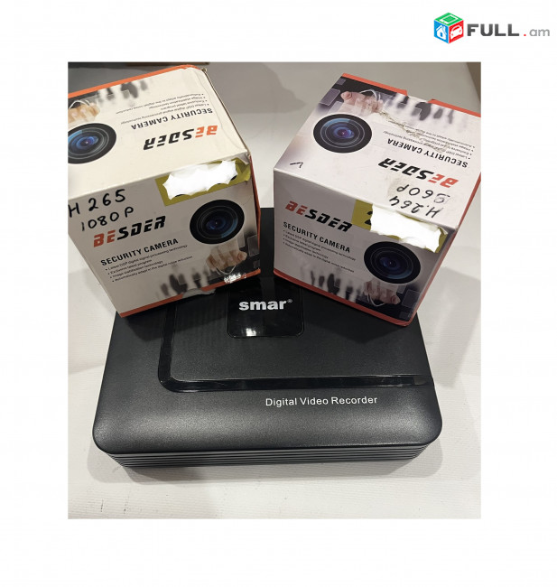 NVR Видеорегистратор IP камер +500GB HDD Smar N1008F (NVR) 8 channel network DVR HK 