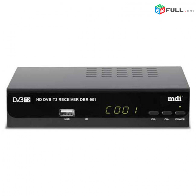 ЦИФРОВАЯ ПРИСТАВКА  DVB-T2 MDI DBR-901 РЕСИВЕР HK