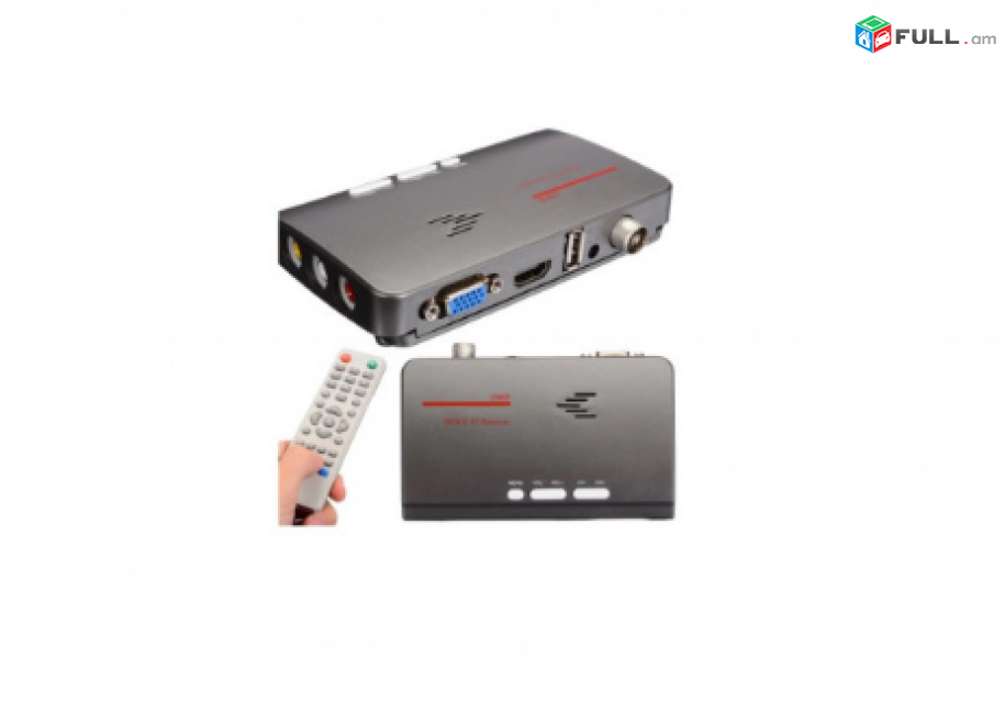 DVB-T2 TV Box, Tuner For VGA Monitors and HDMI, AV TV HK