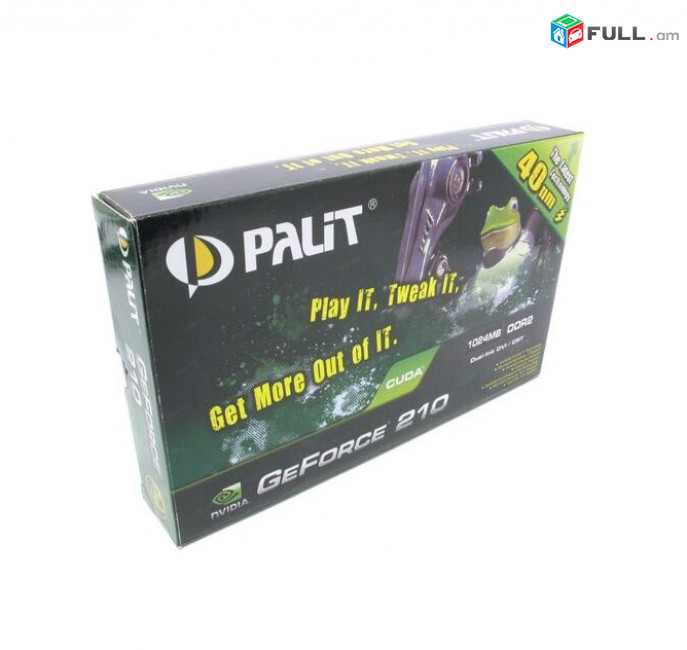 Տեսաքարտ Palit GeForce 210 1 Гб DDR2 64 бита videocard видеокарта HK