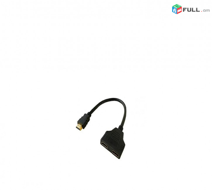Hdtv to 2f 30cm hdtv hub - hdmi male to hdmi female cable (1papa, 2mama)