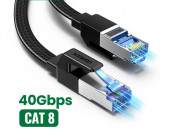 UGREEN CAT8 cable 40Gbps 2000MHz RJ45 մալուխ կաբել մալուխ сетевой Ethernet ինտերնետ լար data server