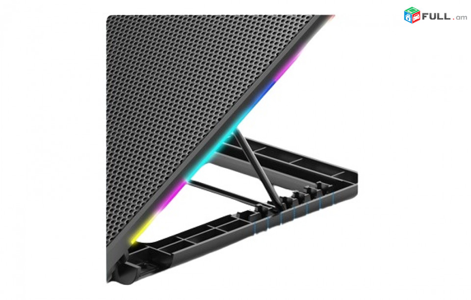 Cooler 15-18" RGB Охлаждающая подставка ноутбука вентилятор Кулер laptop cooler radiator Նոթբուքի հովացման