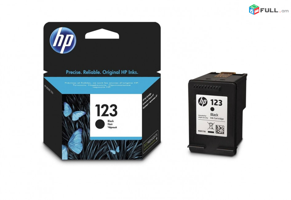 Картридж HP 123 (F6V17AE) черный (F6V16AE) многоцветный cartridge black bk color քարտրիջ ներկ սև գունավոր