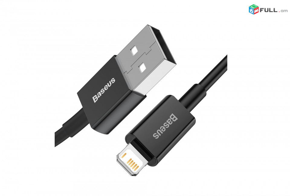 2m Lighting Iphone cable BaseUS Charging USB to IP 2.4A Кабель для iPhone այֆոնի լար