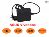 ASUS նոութբուքի adapter 19V 3.42A 65W 3.0х1.1mm блок питания Հոսանքի սնուցման բլոկ Charger Power Supply