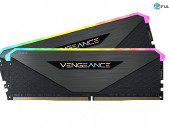 Corsair Vangance RGB RT 32GB (2 x 16GB) DDR4 DRAM 3600MHz C16 Memory Kit – Black հիշողություն ռամ Оперативная память