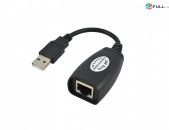 USB to LAN Adapter USB to RJ45 connector Extender Удлинитель CAT5E 6 до 150 футов