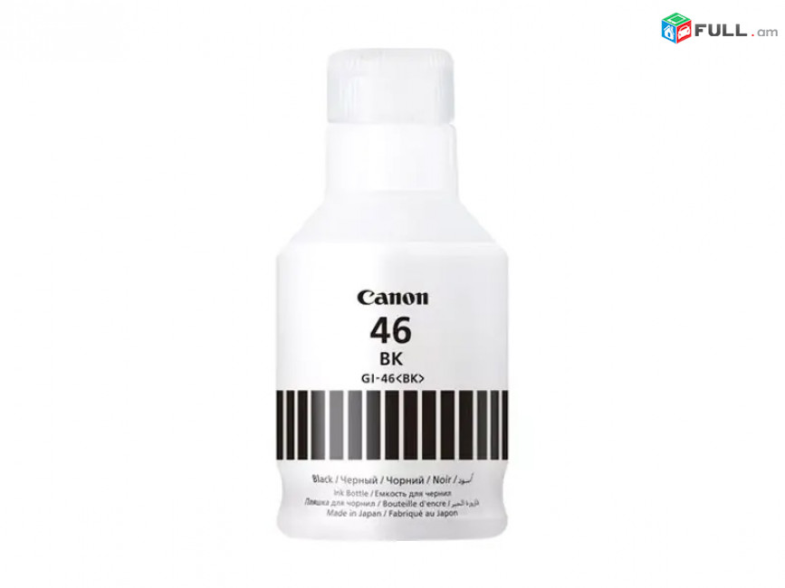 Canon Pixma GI-46 Black BK ճապոնական 100% գործարանային GX3040, GX5040, GX6040, GX7040