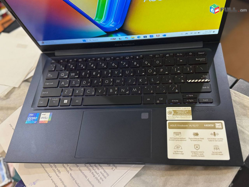 ASUS Vivobook 14 X1404 i7-1355U 16GB SSD M2 NVMe 256GB 14" FHD IPS Notebook ноутбук Նոթբուք Laptop 13gen