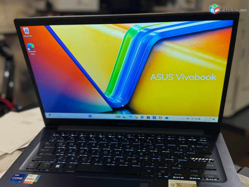ASUS Vivobook 14 X1404 i7-1355U 16GB SSD M2 NVMe 256GB 14" FHD IPS Notebook ноутбук Նոթբուք Laptop 13gen