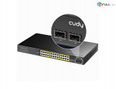 PoE Switch Սվիչ Cudy GS1028PS2 24-Port Gigabit PoE+ Switch with 2 GbE and 2 Combo 300W