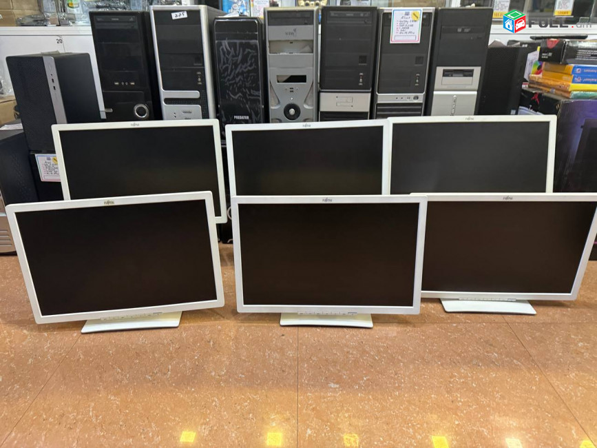 6 հատ 22" Fujitsu B22W-7 LED 1680x1050 76Ghz Монитор էկրան մոնիտոր monitor display