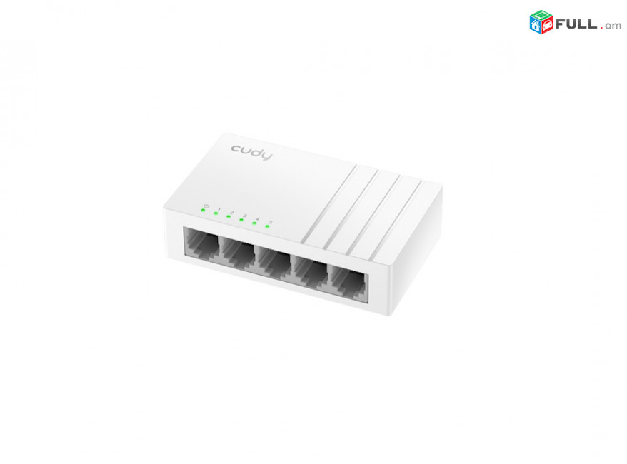 Неуправляемый коммутатор Cudy FS105D, 5P x RJ45, 10/100Mbps, Max 0.9W, Idle 0.25W