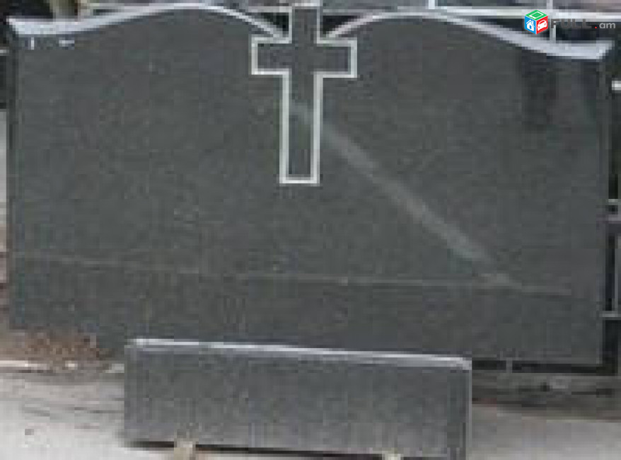 Բազալտից գերեզմանաքարերի տապանաքարերի նկարով քարերի պատրաստում