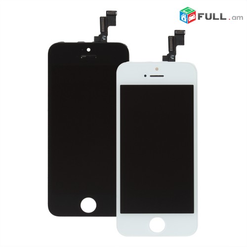 LCD iphone 5white black ekran iphone 5s sev spitak