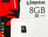 hishoxutyan qart   kingston 8 gb  քարտ չիպ  Micro sd 8GB klass 10	