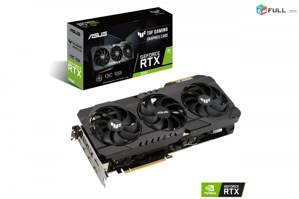 ASUS TUF GAMING RTX 3080 10GB,լավ վիճակ